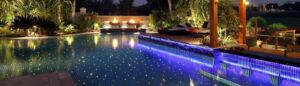 SANLI LED Multi Strands Fiberstars Fiber Optic Pool Lighting Cable Application