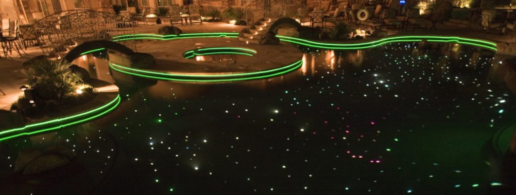 SANLI LED 40W LED Fiber Optic Starlight Pool Lights for Inground Swimming Pools