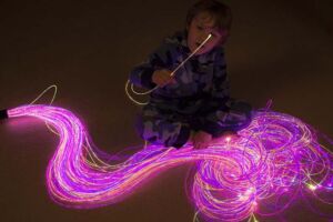 SANLI LED 4X3W RGBW LED Children's Sensory Light Toys for Babies