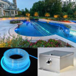 SANLI LED 80W LED Fiber Optic Swimming Pool Perimeter Lighting Kit