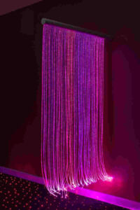 SANLI LED Best Fiber Optic Sparkle Cable for Waterfall Curtain
